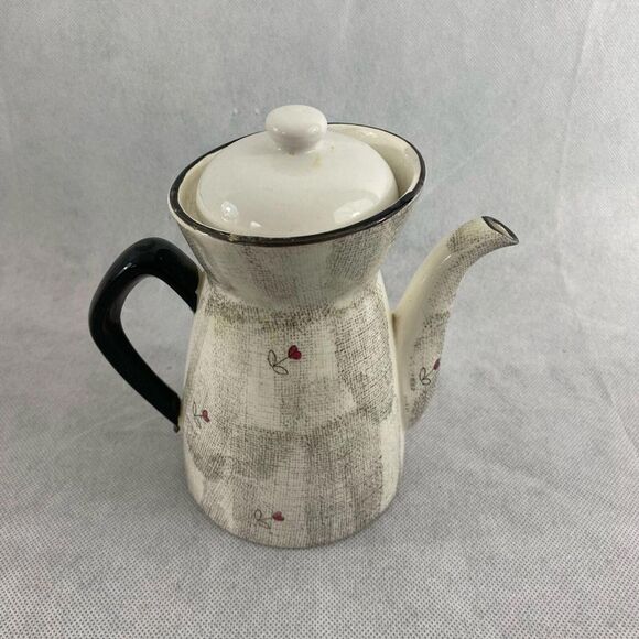 Vintage‎ Chicken-Themed Ceramic Coffee Pot with lid - Picture 3 of 5